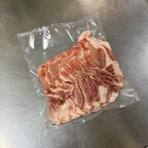 豚ロース肉のスライス