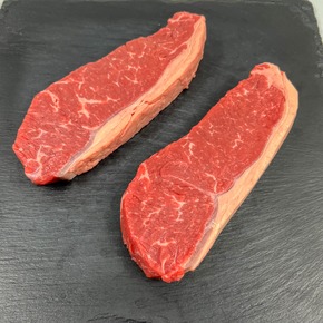 John Dee Beef - Premium Striploin Steaks - 2 x 180g -Fzn
