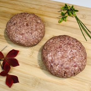 オーストラリア産牛ひき肉 ハンバーガー用 ドライエイジ（乾燥熟成）肉入り（200g×2枚）-冷凍